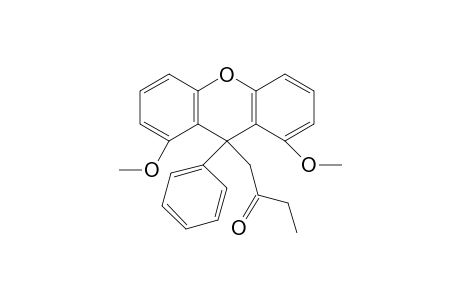 1-(1,8-dimethoxy-9-phenyl-9-xanthenyl)-2-butanone