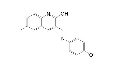 3-{(E)-[(4-methoxyphenyl)imino]methyl}-6-methyl-2-quinolinol
