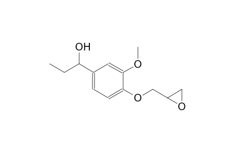 benzenemethanol, alpha-ethyl-3-methoxy-4-(oxiranylmethoxy)-