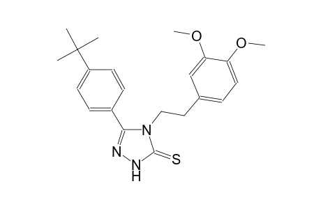 5-(4-tert-butylphenyl)-4-[2-(3,4-dimethoxyphenyl)ethyl]-2,4-dihydro-3H-1,2,4-triazole-3-thione