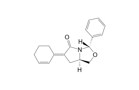 [3R-(CIS,6E)]-6-(CYCLOHEX-2-ENYLIDENE)-3-PHENYL-3H,5H-TETRAHYDROPYRROLO-[1,2-C]-OXAZOL-5-ONE