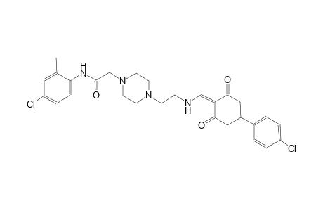 1-piperazineacetamide, N-(4-chloro-2-methylphenyl)-4-[2-[[[4-(4-chlorophenyl)-2,6-dioxocyclohexylidene]methyl]amino]ethyl]-