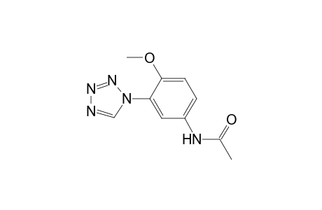 Acetamide, N-[4-methoxy-3-(1H-1,2,3,4-tetrazol-1-yl)phenyl]-