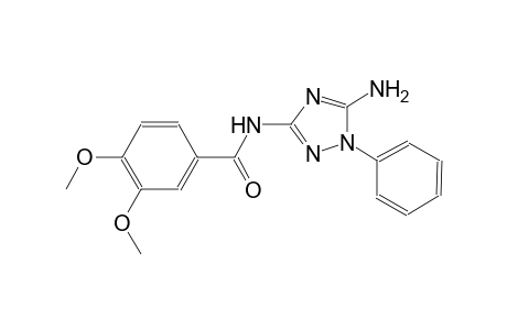 N-(5-amino-1-phenyl-1H-1,2,4-triazol-3-yl)-3,4-dimethoxybenzamide