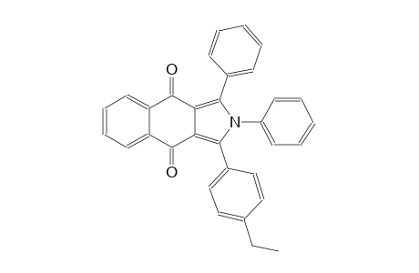 2H-benz[f]isoindole-4,9-dione, 1-(4-ethylphenyl)-2,3-diphenyl-