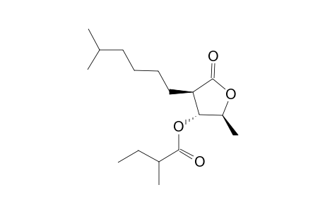 (RS)-(2S,3R,4R)-2-Methyl-4-(5-methylhexyl)-5-oxotetrahydrofuran-3-yl 2-methylbutanoate