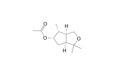 (3aR,4R,5S,6aS)-Hexahydro-1,1,4-trimethyl-1H-cyclopenta[c]furan-5-yl Acetate