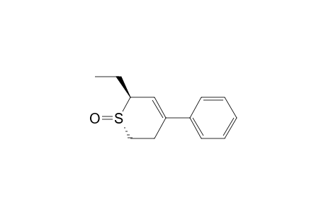 2H-Thiopyran, 2-ethyl-5,6-dihydro-4-phenyl-, 1-oxide, trans-