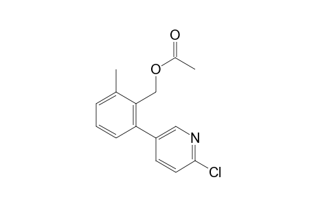 2-(6-Chloropyridin-3-yl)-6-methylbenzyl acetate