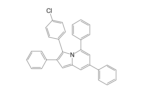 3-(4-Chlorophenyl)-2,5,7-triphenyl-indolizine