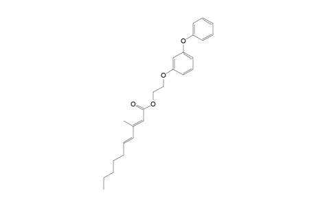 2-(3-PHENOXYPHENOXY)-ETHYL_3-METHYL-2-XI,4E-DECADIENOATE