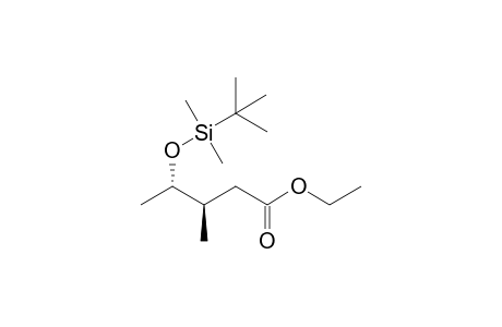 (3R,4S)-4-[tert-butyl(dimethyl)silyl]oxy-3-methyl-valeric acid ethyl ester