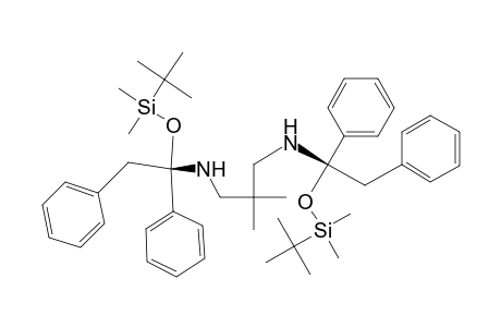 N,N'-bis{(1S,2R)-1,2-Diphenyl-1-[(1',1'-dimethylethyl)dimethylsiloxy]ethyl}-2,2-dimethylpropane-1,3-diamine