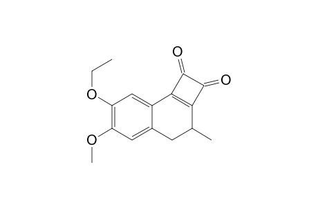 7-Ethoxy-6-methoxy-3-methyl-3,4-dihydrocyclobuta[a]naphthalene-1,2-dione