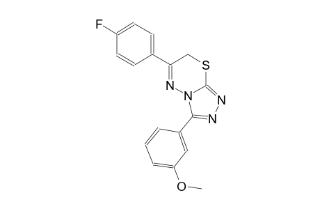 6-(4-fluorophenyl)-3-(3-methoxyphenyl)-7H-[1,2,4]triazolo[3,4-b][1,3,4]thiadiazine
