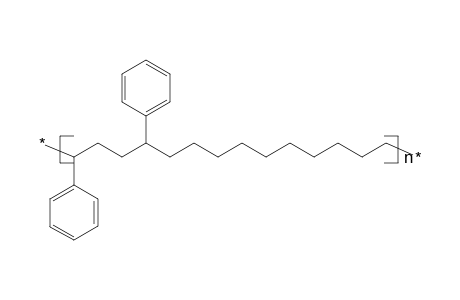 Poly(distyrene-alt-decamethylene)