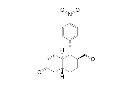 (1S,2S,4aR,8aS)-1-(4-nitro-phenyl)-6-oxo-1,2,3,4,4a,5,6,8a-octahydro-naphthalene-2-carbaldehyde