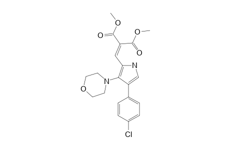 2-[[4-(4-chlorophenyl)-3-morpholino-1H-pyrrol-2-yl]methylene]malonic acid dimethyl ester