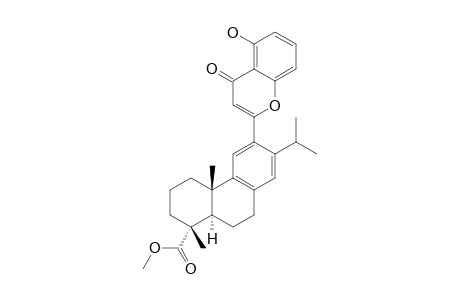 METHYL-12-[2-(5-HYDROXYCHROMONYL)]-DEHYDROABIETATE