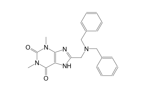 8-[(dibenzylamino)methyl]-1,3-dimethyl-3,7-dihydro-1H-purine-2,6-dione