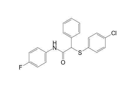 2-[(p-chlorophenyl)thio]-4'-fluoro-2-phenylacetanilide