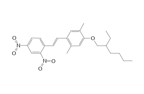 (E)-1-[2',4'-dinitro-phenyl]-2-[4'-(2"-ethyl-hexyloxy)-2',5'-dimethyl-phenyl]-ethene