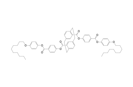 bis[4'-[(4"-Decyloxy)-phenoxycarbonyl]phenyl Tricyclo[8.2.2.2(4,7)]hexadeca-4,6,10,12,13,15-hexaene-5,11-dicarboxylate