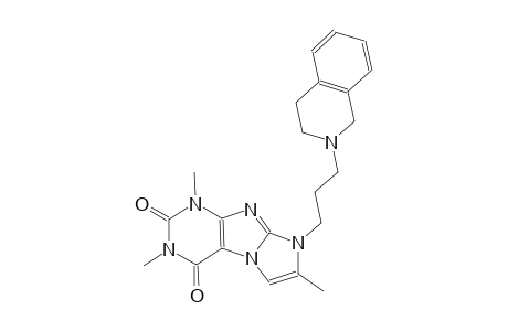 1H-imidazo[2,1-f]purine-2,4(3H,8H)-dione, 8-[3-(3,4-dihydro-2(1H)-isoquinolinyl)propyl]-1,3,7-trimethyl-