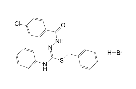 (Z)-benzyl N'-(4-chlorobenzoyl)-N-phenylcarbamohydrazonothioate hydrobromide