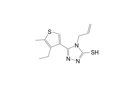 4-allyl-5-(4-ethyl-5-methyl-3-thienyl)-4H-1,2,4-triazol-3-yl hydrosulfide