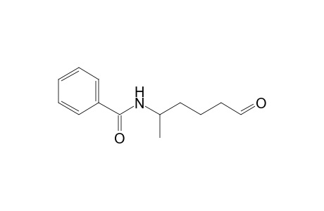5-(Benzoylamino)hexanal