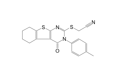 acetonitrile, [[3,4,5,6,7,8-hexahydro-3-(4-methylphenyl)-4-oxobenzo[4,5]thieno[2,3-d]pyrimidin-2-yl]thio]-