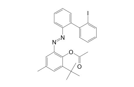 2-tert-Butyl-6-[(2'-Iodo-1,1'-biphenyl-2-yl)azo]-4-methylphenol Acetate