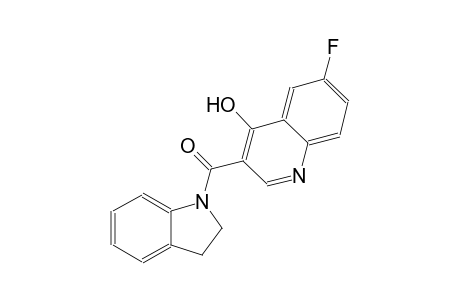 4-quinolinol, 3-[(2,3-dihydro-1H-indol-1-yl)carbonyl]-6-fluoro-