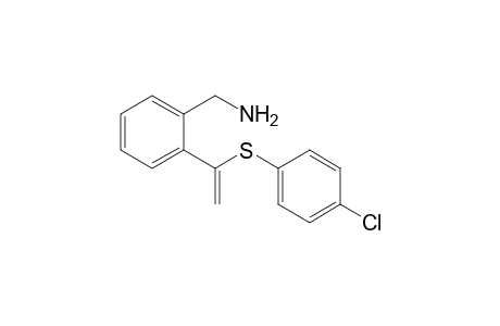 {2-[1-(4-Chlorophenylsulfanyl)vinyl]phenyl}methylamine