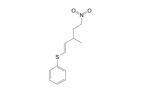 (E)-(3-METHYL-5-NITROPENT-1-ENYL)-PHENYLSULFIDE