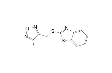 2-{[(4-methyl-1,2,5-oxadiazol-3-yl)methyl]sulfanyl}-1,3-benzothiazole