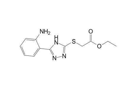 [5-(2-Aminophenyl)-4H-[1,2,4]-triazol-3-ylthio]acetic Acid Ethyl Ester