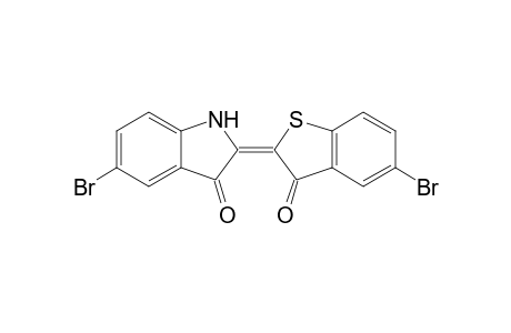 3H-Indol-3-one, 5-bromo-2-(5-bromo-3-oxobenzo[b]thien-2(3H)-ylidene)-1,2-dihydro-