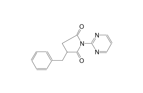 2,5-pyrrolidinedione, 3-(phenylmethyl)-1-(2-pyrimidinyl)-