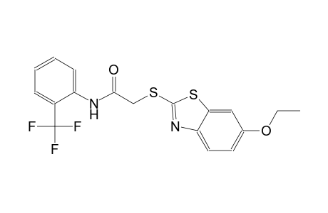 acetamide, 2-[(6-ethoxy-2-benzothiazolyl)thio]-N-[2-(trifluoromethyl)phenyl]-