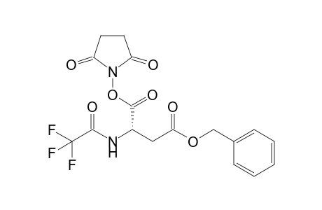 (2S)-[(2',2',2'-Trifluoroacetyl)amino]-succinic acid - -1-(2'',5''-Dioxopyrrolidin-1''-yl) ester - 4-Benzyl ester