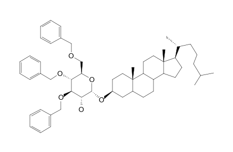 CHOLESTAN-3'-BETA-YL-3,4,6-TRI-O-BENZYL-ALPHA-D-GLUCOPYRANOSIDE