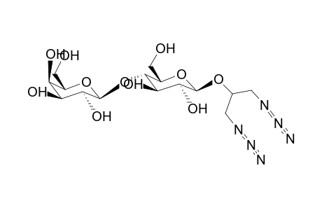 (1,3-Diazido-prop-2-yl)-4-O-(b-d-galactopyranosyl)-b-d-glucopyranoside