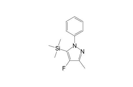 4-Fluoro-3-methyl-1-phenyl-5-(trimethylsilyl)-1H-pyrazole