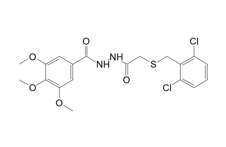 1-{[(2,6-dichlorobenzyl)thio]acetyl}-2-(3,4,5-trimethoxybenzoyl)hydrazine