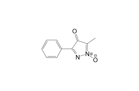 4H-Pyrazol-4-one, 3-methyl-5-phenyl-, 2-oxide