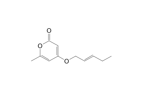 4-(2-Pentenyloxy)-6-methyl-2-pyrone