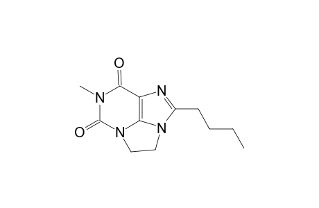 2-Butyl-8-methyl-4,5-dihydro-7H-imidazo[1,2,3-cd]purine-7,9(8H)-dione