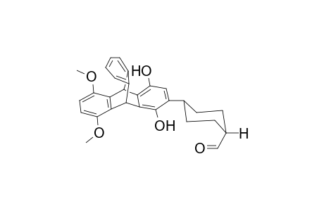 (R,S)-9,10-Dihydro-2-[4(a)-formylcyclohex-(e)-yl]-5,8-dimethoxy-9,10-(o-benzeno)anthracene-1,4-diol